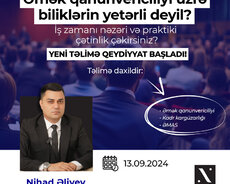 İnsan resursları təliminə qeydiyyat başladı