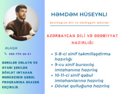 Azərbaycan dili və ədəbiyyatı hazırlığı