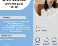 Alman dili fərdi dərs online