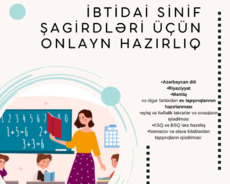 Ibtidai sinifləre hazirliq keçirilir