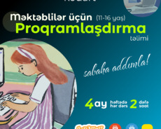 Xırdalanda Məktəblilər üçün Proqramlaşdırma