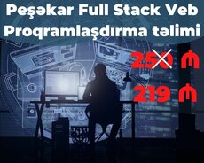 Peşəkar Full Stack veb Proqramlaşdırma təlimi 