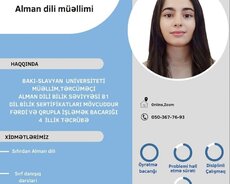 Alman dili online sertifikatlı