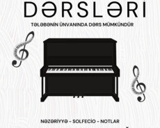 Piano dərsləri