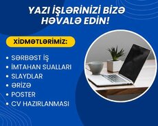 kompüter ilə islər