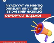 Riyaziyyatdan hazırlıq dərsləri (5-11)