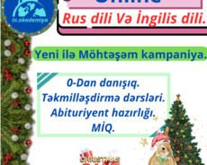 Online Rus dili İngilis dili