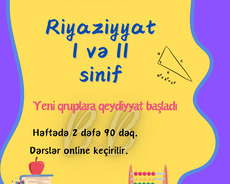 Riyaziyyat 1 və 2 sinif