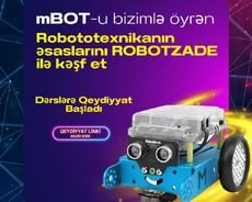 mBot modulu Robototexnika və Proqramlaşdırma bir arada