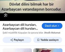 Azərbaycan dili hazırlığı