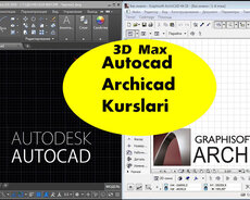 Autocad Archicad 3ds max Vray kurslari