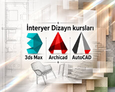Autocad Archicad 3ds max Vray kurslari