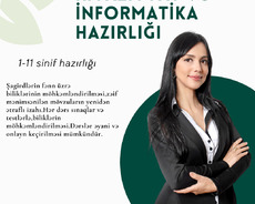 informatika və riyaziyyat dərsləri, məntiq dərsləri, ibtidai