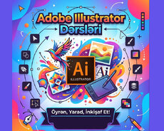 Adobe İllustrator programı öyrədilir