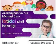 Məktəbəqədər və İbtidai sinif hazırlığı