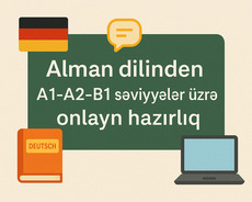 A1-A2-B1 səviyyələr üzrə onlayn hazırlıq