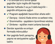 İngilis dili kursu ( əyani online)
