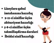 Azərbaycan dili və ədəbiyyat fənləri üzrə hazırlıq