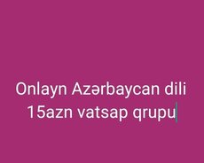 Onlayn Azərbaycan dili yay dərsləri