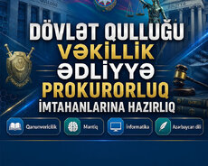 Dövlət Qulluğu Ədliyyə və Vəkilliyə Hazırlıq