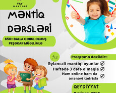 Məntiq dərsləri (6-15 yaş aralığı)