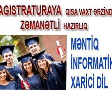 magistiraturaya hazirliq