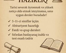 tarix dərsləri