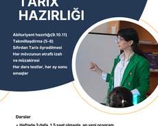 Tarix abituriyent hazırlığı