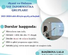 Onlayn İnformatika hazırlığı
