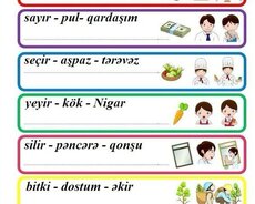 Ibtidai Azərbaycan və Ingilid dili dərsleri