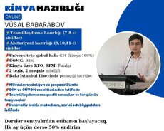Kimya fənni üzrə online hazırlıq