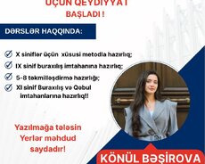 Riyaziyyat fənn hazırlığı