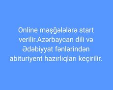 Azərbaycan dili və ədəbiyyat fənlərindən online hazırlıq