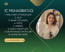 1c mühasibatlıq kursları