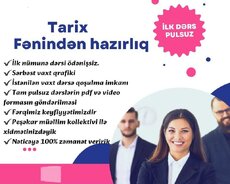 Tarix fənindən hazırlıq
