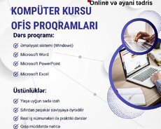 Xanımlar üçün Ofis Proqramları və Kompüter Kursları