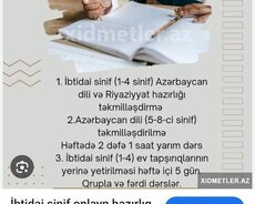 İbtidai sinif və Azərbaycan dili hazırlığı