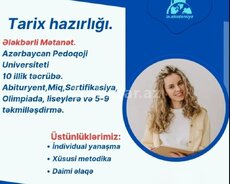 Tarix. Abituriyent hazırlığı