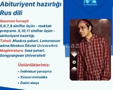 Rus dili. Abituriyent hazırlığı