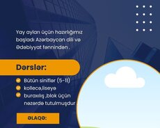Azərbaycan dili və Ədəbiyyat hazırlığı
