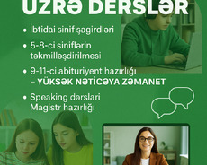 Online və Əyani ingilis dili dərsləri