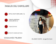 Əyani İngilis dili dərsləri