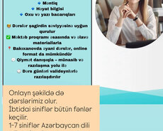 Məktəbəqədər ibtidai sinif müəllimi