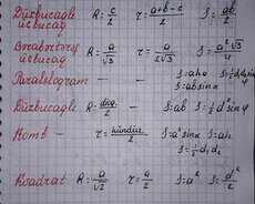 Riyaziyyat dərsləri