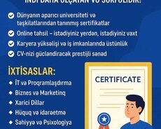Shexsi inkishaf, dil, karyera inkishafi, marketing kurslari