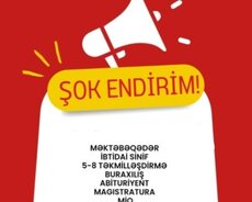 Şok endirim