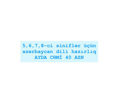 5, 6, 7, 8-ci siniflər üçün azərbaycan dili