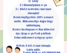 Məktəbəqədər və İbtidai sinif hazırlığı