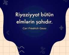 Riyaziyyat fənni üzrə online hazırlıq