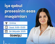 İşə qəbul prosesinin əsas məqamları